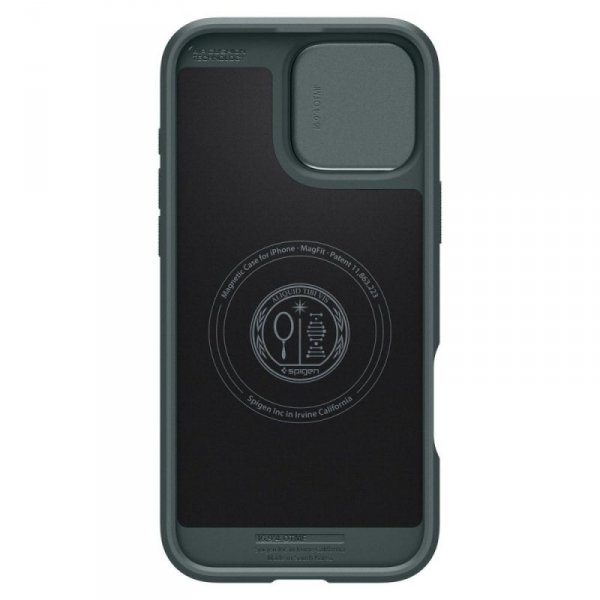 SPIGEN OPTIK ARMOR MAG MAGSAFE IPHONE 16 PRO MAX ABYSS GREEN