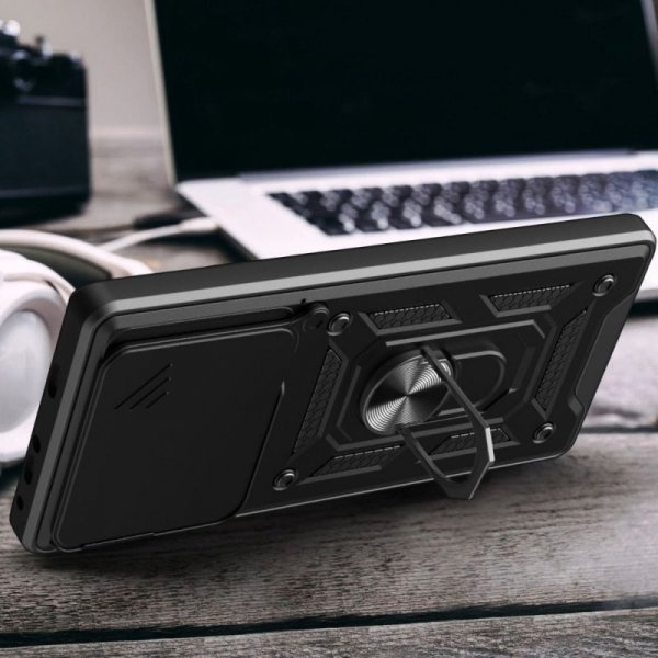 ETUI PANCERNE ETUI PLECKI NAKŁADKA CASE TECH-PROTECT   CAMSHIELD PRO XIAOMI REDMI 13 BLACK