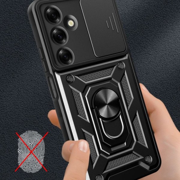 ETUI PANCERNE ETUI PLECKI NAKŁADKA CASE TECH-PROTECT   CAMSHIELD PRO SAMSUNG GALAXY M35 5G BLACK