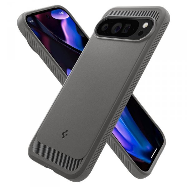 ETUI SPIGEN  RUGGED ARMOR GOOGLE PIXEL 9 PRO XL MARBLE GREY