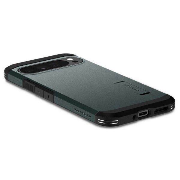 ETUI SPIGEN  TOUGH ARMOR GOOGLE PIXEL 9 PRO XL ABYSS GREEN