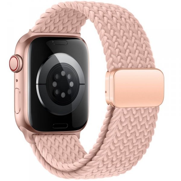 TECH-PROTECT NYLONMAG APPLE WATCH 6 / 7 / 8 / 9 / 10 / SE / ULTRA 1 / 2 (44 / 45 / 46 / 49 MM) DUSTY ROSE