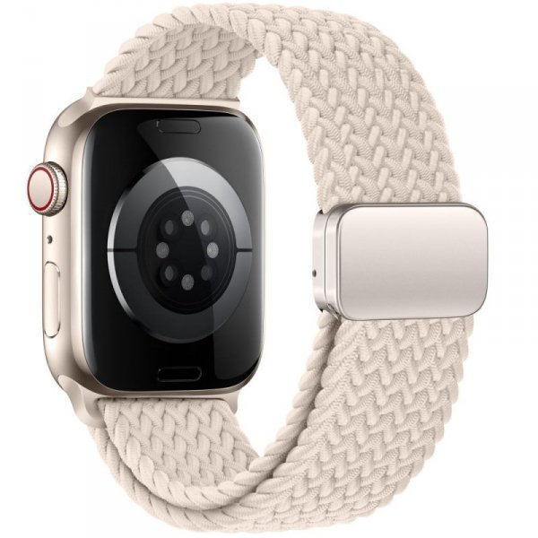TECH-PROTECT NYLONMAG APPLE WATCH 6 / 7 / 8 / 9 / 10 / SE (40 / 41 / 42 MM) NATURAL TITANIUM