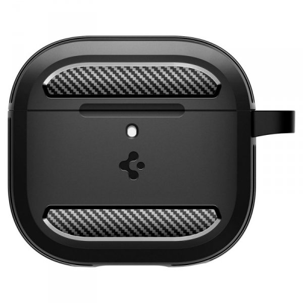 ETUI SPIGEN  RUGGED ARMOR APPLE AIRPODS 4 MATTE BLACK