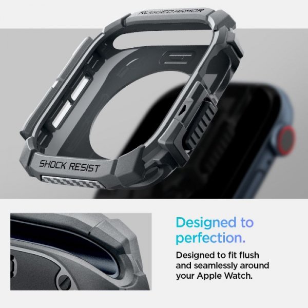 SPIGEN RUGGED ARMOR APPLE WATCH 10 (46 MM) DARK GREY