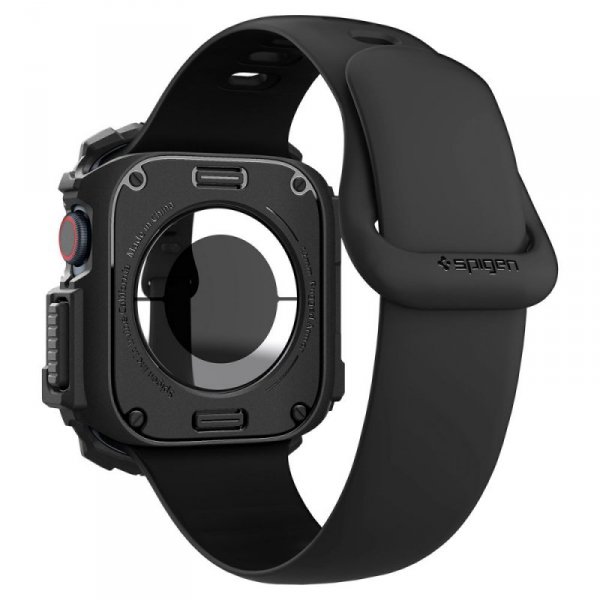 ETUI SPIGEN  RUGGED ARMOR APPLE WATCH 10 (42 MM) MATTE BLACK