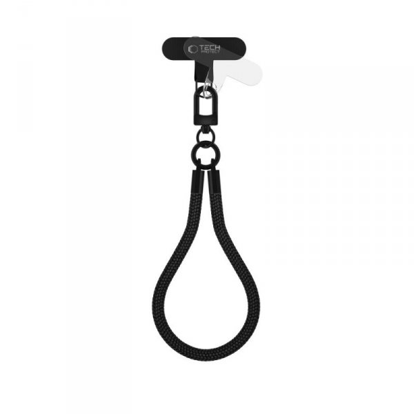 TECH-PROTECT C3S ROPE WRIST STRAP BLACK/BLACK