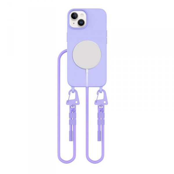 ETUI TECH-PROTECT  MAGNECKLACE MAGSAFE IPHONE 14 LAVENDER