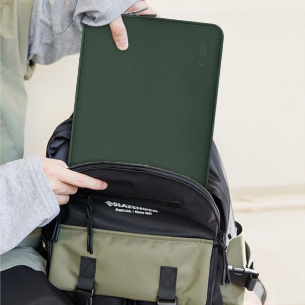 ETUI TECH-PROTECT  NEOSLIM LAPTOP 13-14 MIDNIGHT GREEN