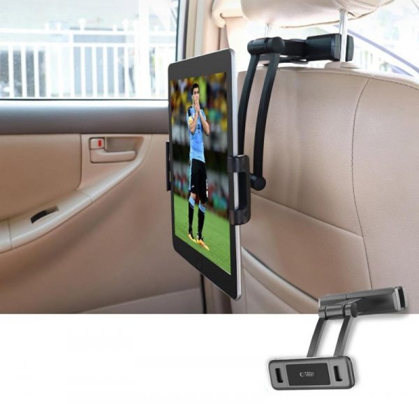 TECH-PROTECT V2 STRETCHABLE HEADREST CAR MOUNT FOR TABLET BLACK