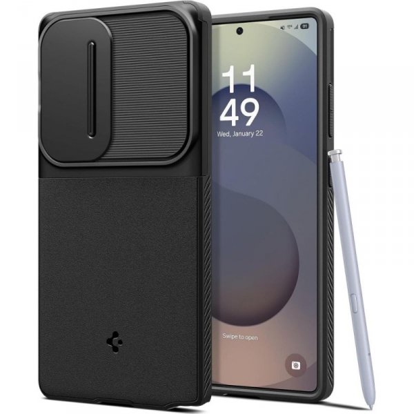 SPIGEN OPTIK ARMOR GALAXY S25 ULTRA BLACK
