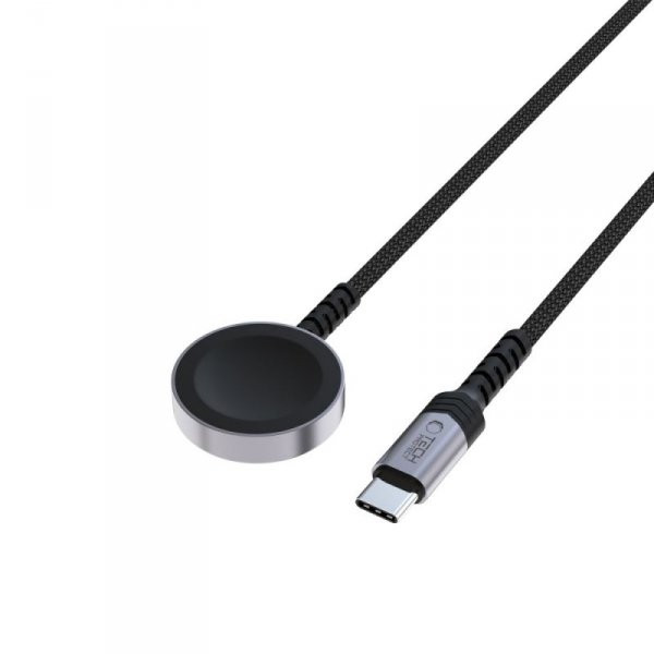 TECH-PROTECT MC01 ULTRABOOST ŁADOWARKA MAGNETYCZNA TYPE-C KABEL  120CM APPLE WATCH BLACK