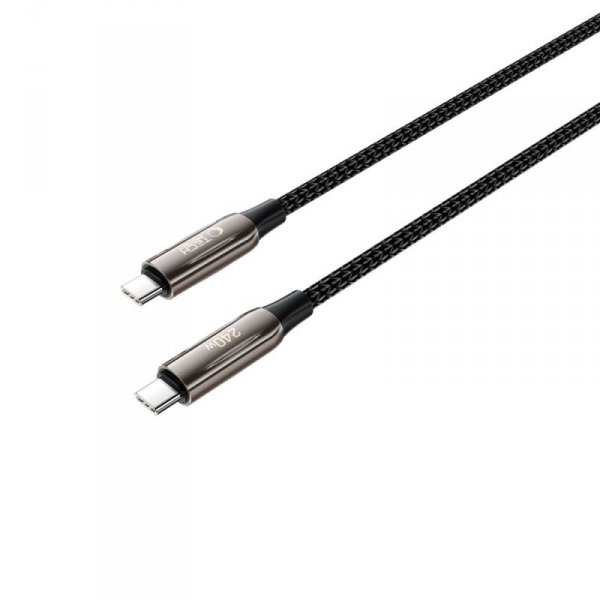 TECH-PROTECT UB10T ULTRABOOST TYPE-C KABEL  PD240W/QC4.0 100CM BLACK