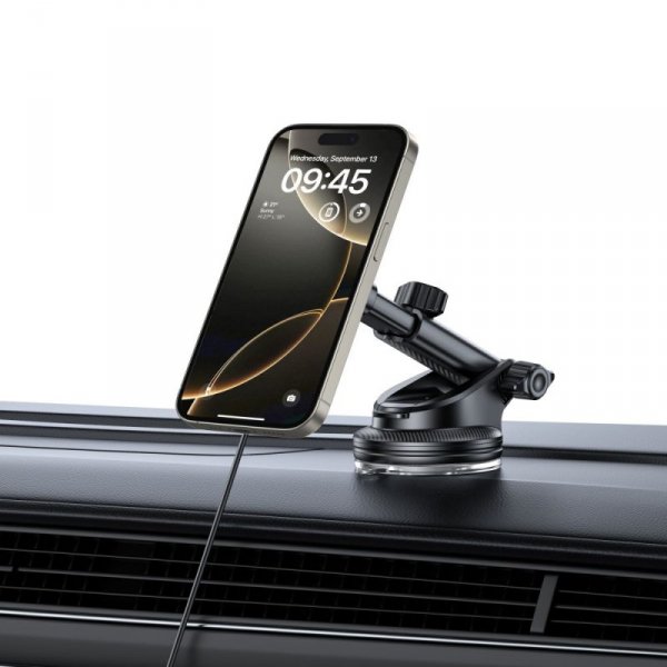 TECH-PROTECT MM15W-V4 MAGNETIC MAGSAFE DASHBOARD & VENT CAR MOUNT WIRELESS CHARGER 15W BLACK