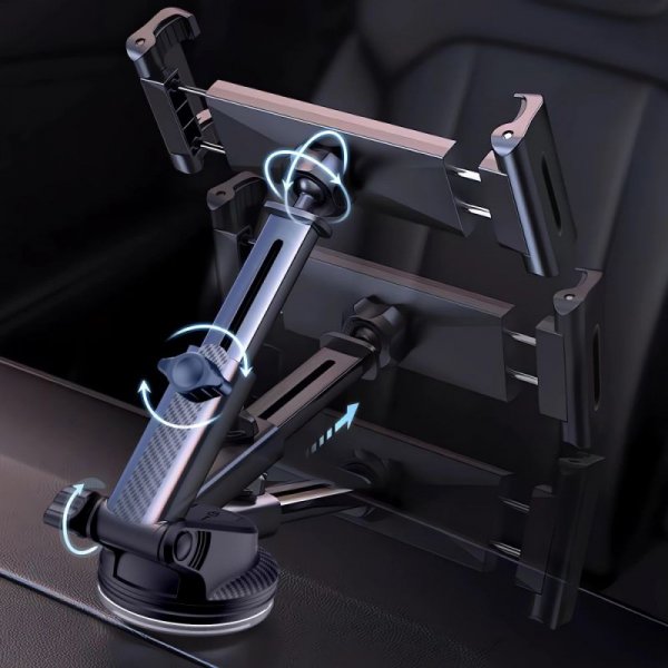TECH-PROTECT V4 UNIVERSAL WINDSHIELD & DASHBOARD CAR MOUNT FOR TABLET BLACK