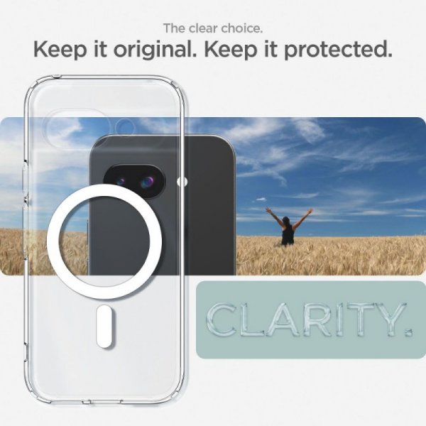 SPIGEN ULTRA HYBRID MAG MAGSAFE GOOGLE PIXEL 9A CLEAR/WHITE