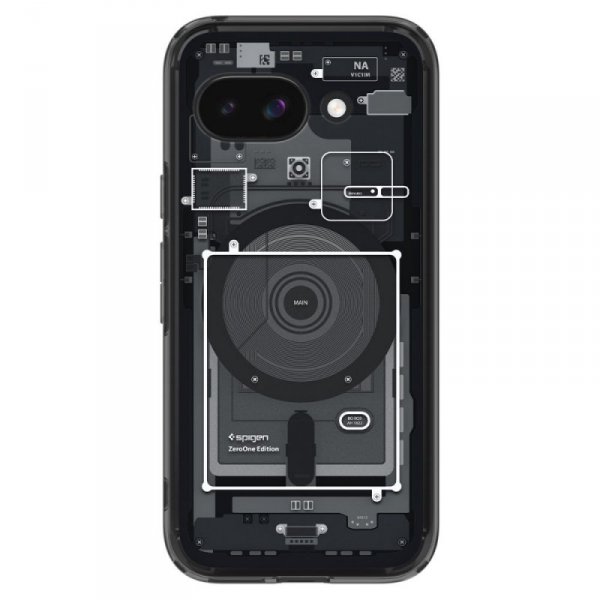 SPIGEN ULTRA HYBRID MAG MAGSAFE GOOGLE PIXEL 9A ZERO ONE BLACK