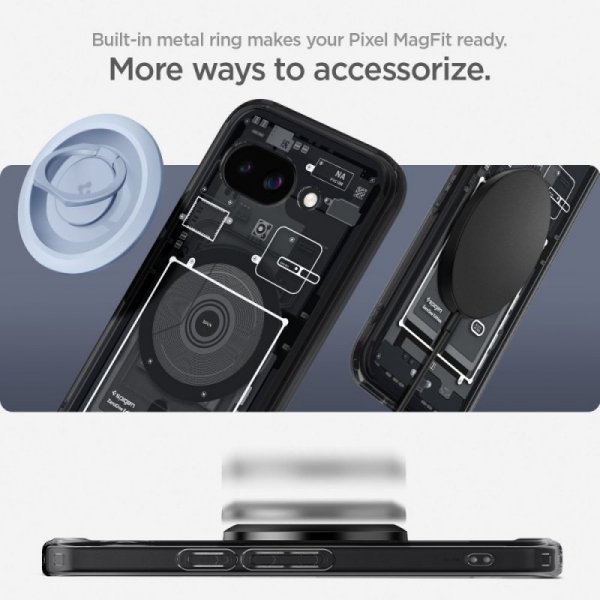 SPIGEN ULTRA HYBRID MAG MAGSAFE GOOGLE PIXEL 9A ZERO ONE BLACK