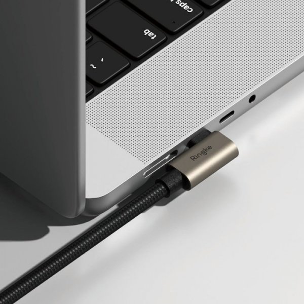RINGKE USB 3.2 GEN 2X2 TYPE-C 90 DEGREE KABEL  PD240W 200CM BLACK