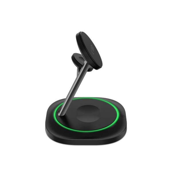 TECH-PROTECT QI15W-A46 3IN1 MAGNETIC MAGSAFE WIRELESS CHARGER BLACK