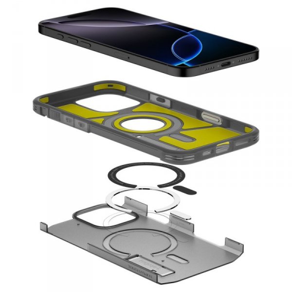 SPIGEN TOUGH ARMOR ”T” MAG MAGSAFE IPHONE 16 PRO FROST BLACK