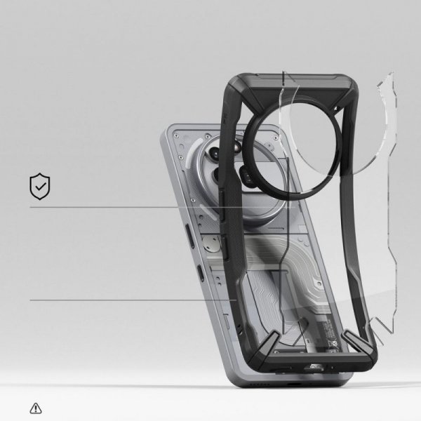 RINGKE FUSION X NOTHING PHONE 3A PRO BLACK