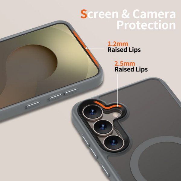 TECH-PROTECT MAGMAT MAGSAFE GALAXY S25 MATTE TITANIUM