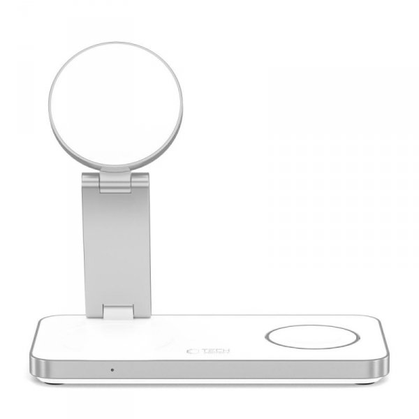 Stacja Ładująca 3w1 MagSafe do iPhone Apple Watch AirPods - Tech-Protect A47 - Biała