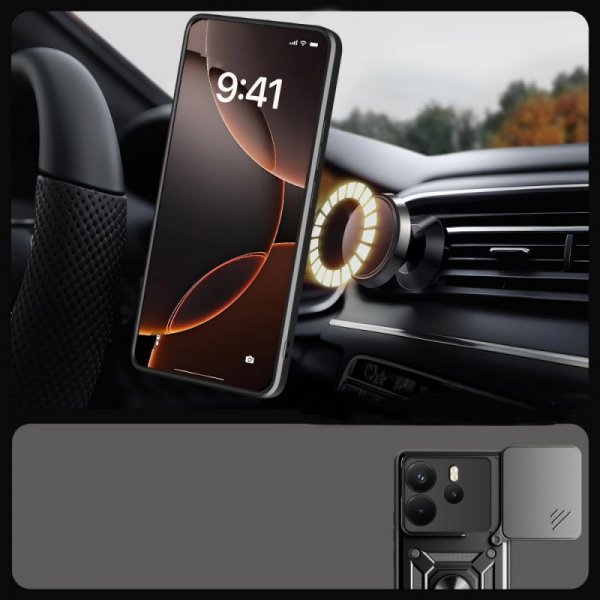 TECH-PROTECT CAMSHIELD PRO XIAOMI REDMI NOTE 14 4G / LTE MATTE BLACK