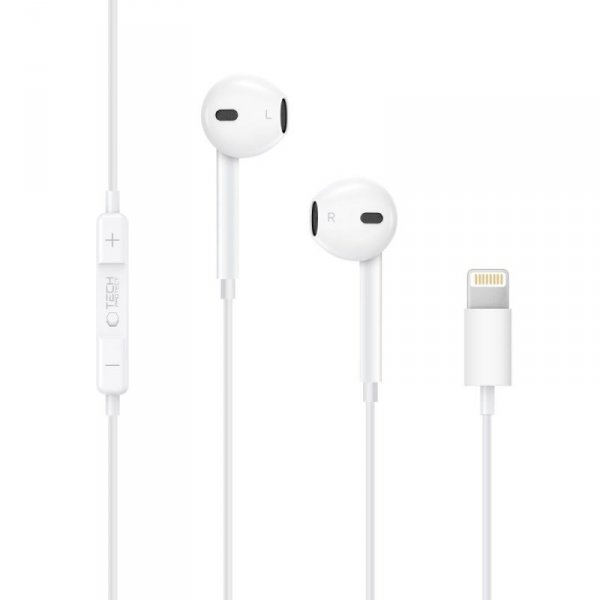 TECH-PROTECT ULTRABOOST LIGHTNING EARPHONE CORE WHITE