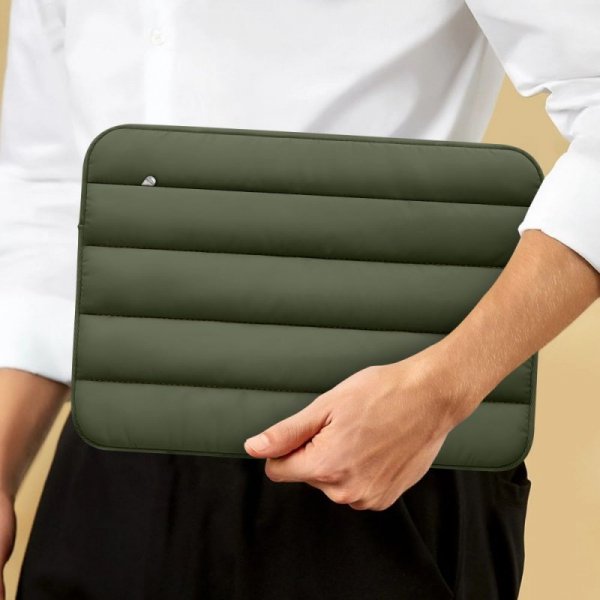 TECH-PROTECT FLUFFY LAPTOP 13-14 ARMY GREEN
