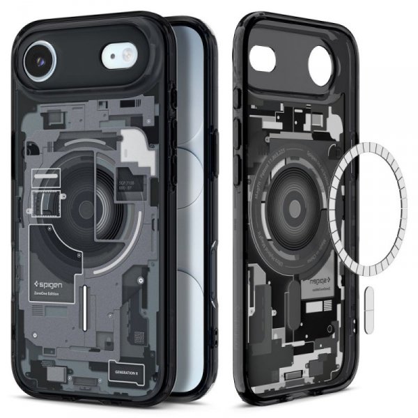 Etui Spigen Ultra Hybrid Mag MagSafe do iPhone Air – Czarny (Zero One Black)