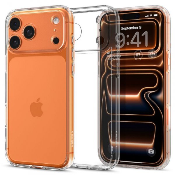 Etui Spigen Ultra Hybrid do iPhone 17 Pro – Krystalicznie Przezroczyste (Crystal Clear)