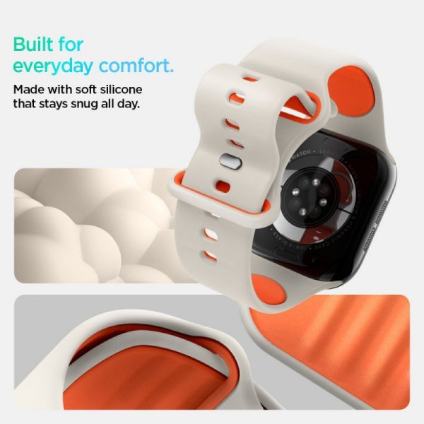 SPIGEN NANO POP APPLE WATCH 8 / 9 / 10 / 11 / SE (40 / 41 / 42 MM) ORANGE BEIGE