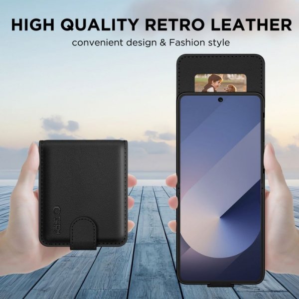 TECH-PROTECT WALLET GALAXY Z FLIP 7 BLACK