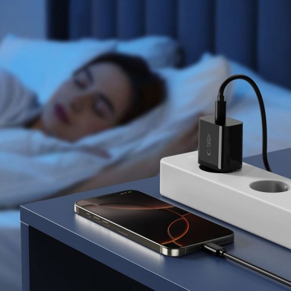 TECH-PROTECT NC20W 1-PORT NETWORK CHARGER PD 20W BLACK