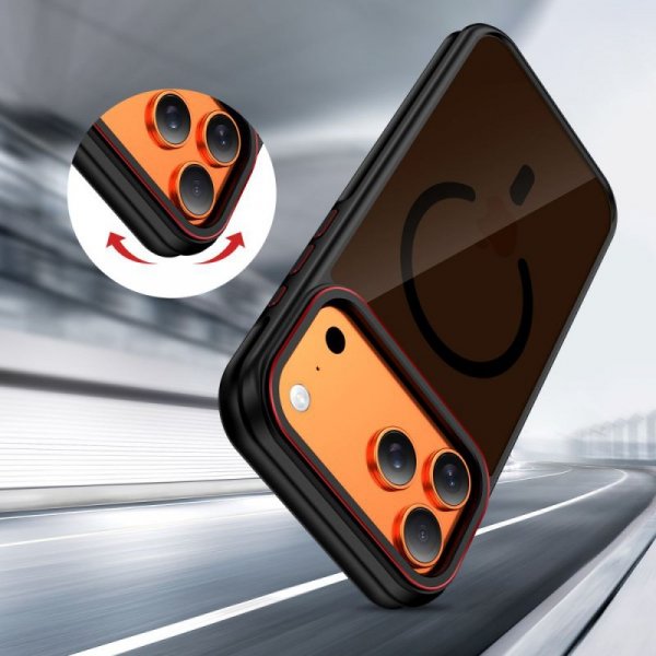 Etui MagSafe Tech-Protect MagHybrid do iPhone 17 Pro Black/Red