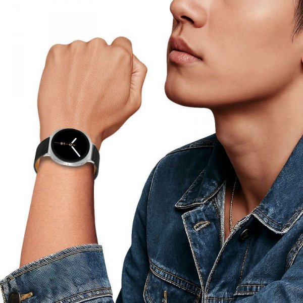 TECH-PROTECT LEATHERFIT SAMSUNG GALAXY WATCH 8 / CLASSIC (40 / 44 / 46 MM) BLACK