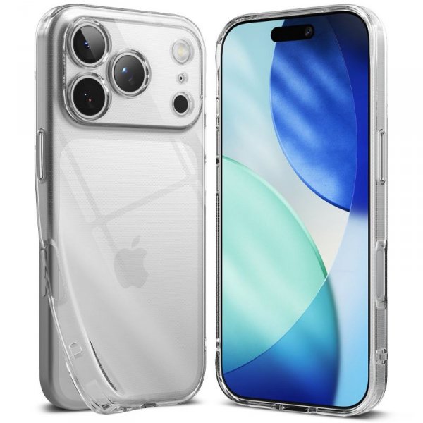 Cienkie Etui iPhone 17 Pro Max Ringke Air Clear Silikonowe Przezroczyste