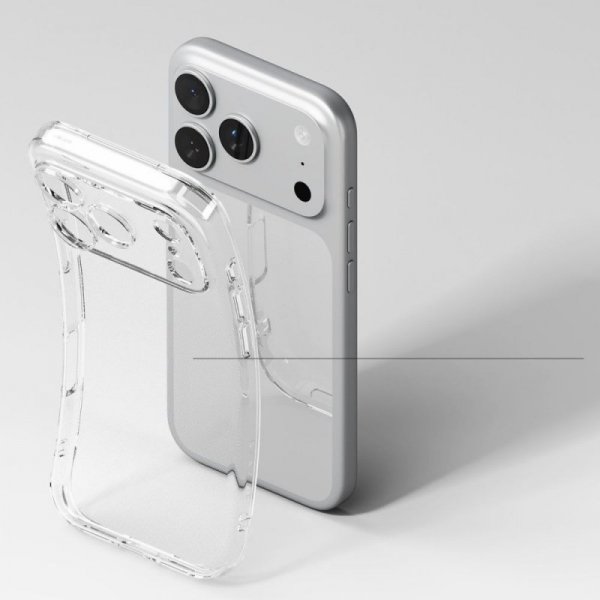 Cienkie Etui iPhone 17 Pro Max Ringke Air Clear Silikonowe Przezroczyste