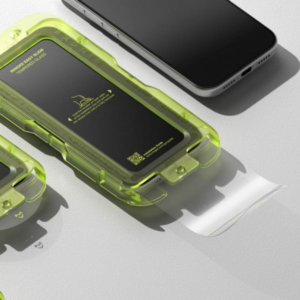 Szkło Hartowane Ringke Easy Slide do iPhone 17 Pro (2-Pack) – Black