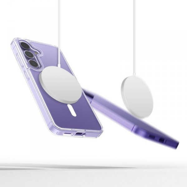 Etui Magnetyczne Tech-Protect Flexair Hybrid MagSafe do Galaxy S25 FE Clear