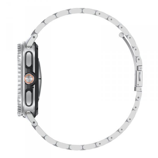 Spigen Modern Fit 316L Bransoleta stalowa Samsung Galaxy Watch 8 / Watch 8 Classic 40mm 44mm 46mm Srebrna