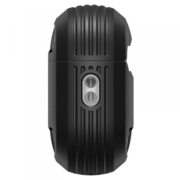 Etui Spigen Rugged Armor do Apple AirPods Pro 3 – Głęboka Matowa Czerń (Matte Black)