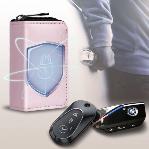 Klatka Faradaya na Kluczyki Samochodowe Tech-Protect KLR300 Pink (Różowy)
