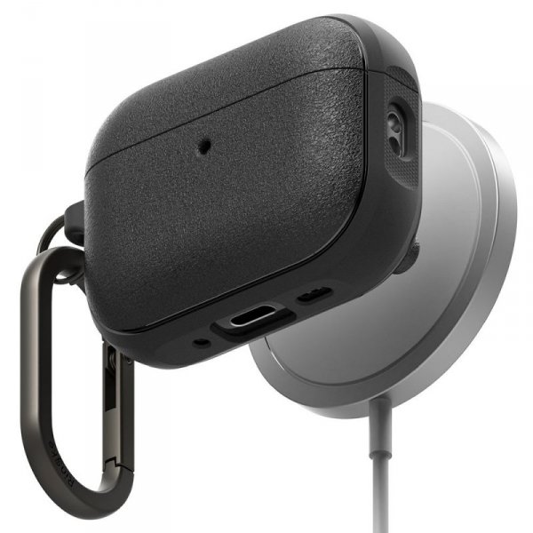 Pancerne Etui AirPods Pro 3 Ringke Onyx MagSafe Black Case Czarne