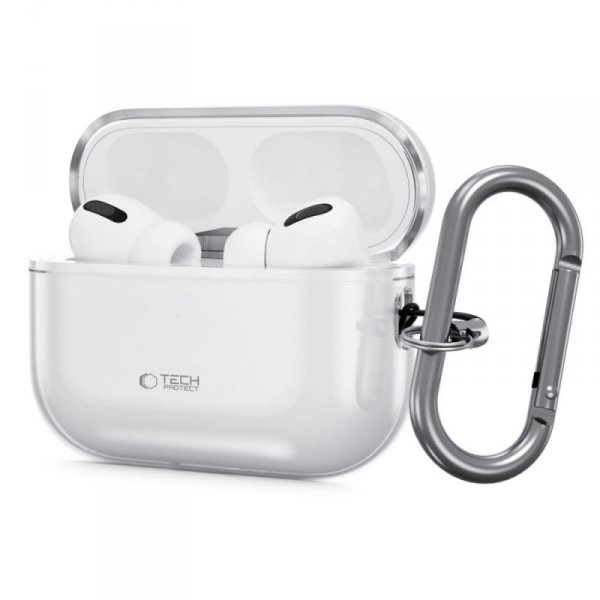 Przezroczyste Etui Silikonowe Tech-Protect Flexair do AirPods Pro 3 Clear (Przezroczysty)