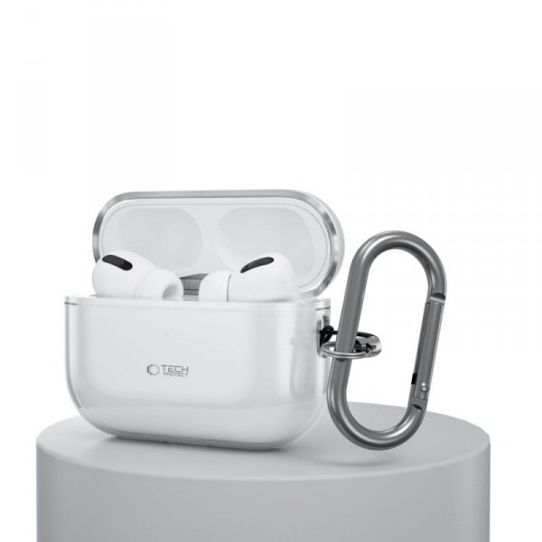 Przezroczyste Etui Silikonowe Tech-Protect Flexair do AirPods Pro 3 Clear (Przezroczysty)