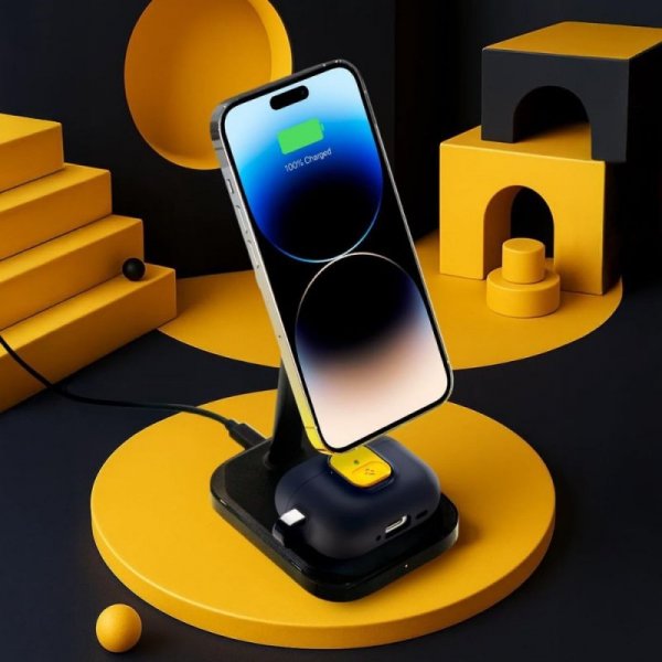 Etui Spigen Nano Pop do Apple AirPods Pro 3 – Granatowe (Blueberry Navy)