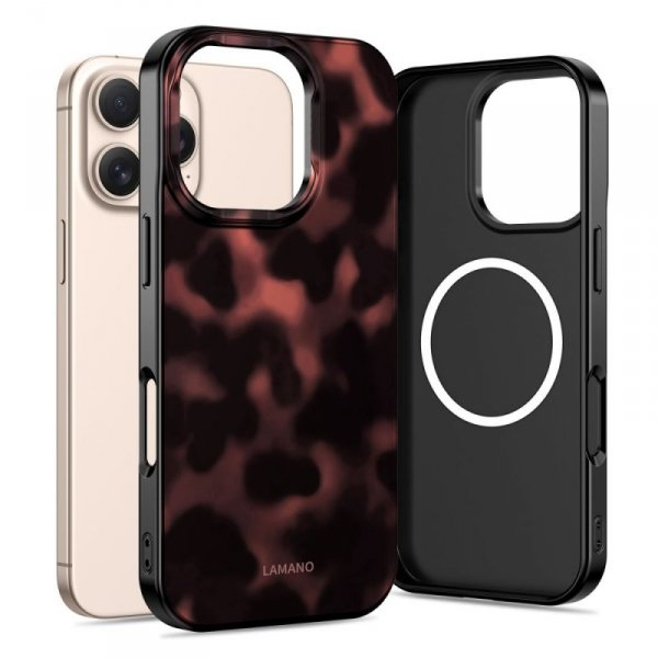 Etui Magnetyczne Tech-Protect Lamano MagSafe do iPhone 16 Pro Panther